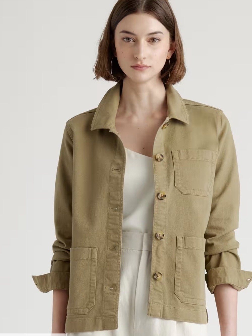 Quince organic Comfort Stretch Chore Jacket - Picture 10 of 10